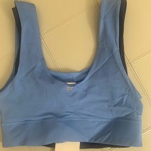 Brand New Double Blue Fabletics Sports Bra